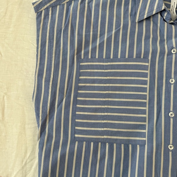 Apiece Apart - Soler Top - blue/white stripe - size small - Picture 2 of 7